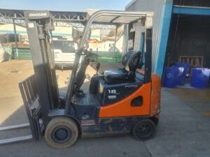 Daewoo G18s forklift orange